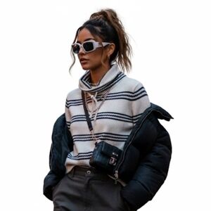 Tommy Hilfiger women's cowl neck knit sweater size M